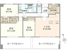 【兵庫県/神戸市灘区六甲台町】クレアヒルズ六甲 間取り図