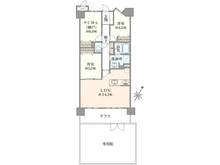 【兵庫県/神戸市東灘区魚崎南町】ライオンズマンション住吉川 間取り図