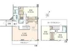【兵庫県/神戸市東灘区御影郡家】アステシオ御影 間取り図