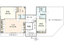 【兵庫県/神戸市灘区深田町】第1サン六甲道ハイツ 間取り図