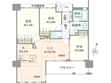 【兵庫県/芦屋市清水町】ワコーレ芦屋レフィーナ 間取り図