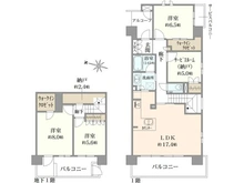 【兵庫県/神戸市灘区大内通】ワコーレ王子公園アクロススクエア 間取り図