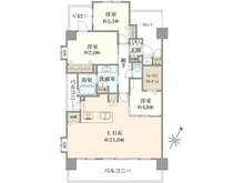 【兵庫県/芦屋市翠ケ丘町】ワコーレ芦屋翠ヶ丘 間取り図