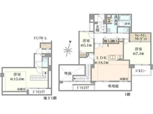 【兵庫県/芦屋市平田町】プレスティージュ芦屋平田町 間取り図