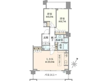 【兵庫県/芦屋市東芦屋町】ザ・パークハウス芦屋 間取り図