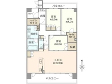 【兵庫県/芦屋市浜芦屋町】ワコーレ芦屋クラウンズ 間取り図