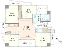 【兵庫県/神戸市東灘区深江本町】ワコーレリベルタ深江本町 間取り図