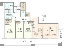 【兵庫県/神戸市東灘区御影中町】御影タワーレジデンス 間取り図