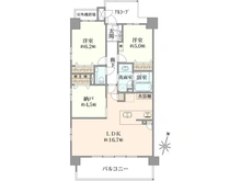 【兵庫県/神戸市灘区篠原南町】エヌヴィ六甲篠原 間取り図