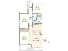 【兵庫県/芦屋市伊勢町】オーブラン芦屋伊勢町 間取り図