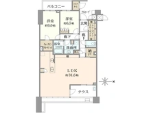 【兵庫県/芦屋市平田町】プラウド芦屋平田町 間取り図