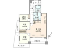 【兵庫県/神戸市灘区高羽町】六甲高羽パークハウス 間取り図