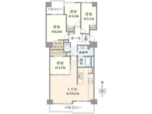 【兵庫県/神戸市東灘区西岡本】パーク・ハイム西岡本 間取り図