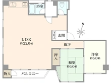 【兵庫県/神戸市東灘区御影中町】ジョイフル御影 間取り図