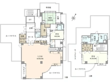 【兵庫県/神戸市東灘区御影】御影城ノ前パーク・マンション 間取り図