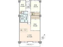 【兵庫県/神戸市東灘区深江本町】東灘サンハイツ 間取り図