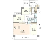【兵庫県/神戸市灘区八幡町】ワコーレザ・六甲プレミアム 間取り図