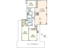【兵庫県/神戸市東灘区北青木】ルネ本山南 間取り図
