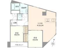 【兵庫県/神戸市東灘区御影本町】御影グレイスハイツ 間取り図