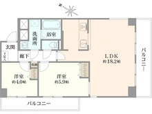 【兵庫県/神戸市東灘区御影中町】パーク・ハイム御影中町 間取り図