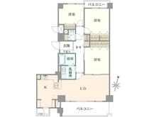 【兵庫県/神戸市東灘区向洋町中】RICイーストコート4番街9番館 間取り図