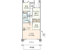 【兵庫県/芦屋市朝日ケ丘町】ライオンズ芦屋グランフォート 間取り図