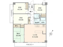 【兵庫県/神戸市灘区新在家南町】カサベラ新在家ツインズ I号館 間取り図