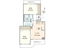 【兵庫県/神戸市東灘区御影郡家】パークハイム上御影 間取り図
