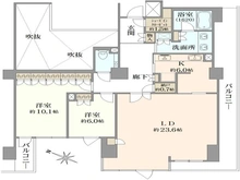 【兵庫県/芦屋市東芦屋町】ザ・パークハウス芦屋川 間取り図