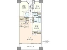 【東京都/足立区西新井栄町】レコシティ・グランデ 間取り図