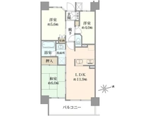 【東京都/足立区柳原】ナイスブライトピア北千住 間取り図