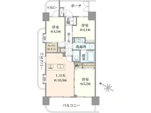 【東京都/葛飾区奥戸】ライオンズマンション小岩第6 間取り図