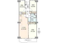 【東京都/足立区大谷田】ボナハイツ中川 3号棟 間取り図