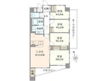 【東京都/足立区青井】セザール第五五反野 間取り図