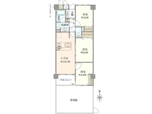 【東京都/足立区大谷田】コスモ北綾瀬クイーンズテラス 間取り図