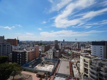 【東京都/葛飾区亀有】レクセルマンション亀有 眺望：南西側