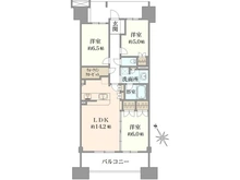 【東京都/荒川区南千住】リバーフェイス 間取り図
