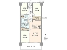 【東京都/足立区西新井】パークプレミアムメイツ西新井ケヤキテラス 間取り図