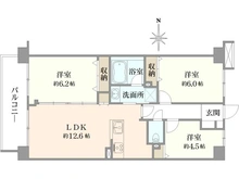 【東京都/足立区谷中】モアステージ北綾瀬 間取り図