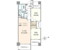【東京都/荒川区南千住】ウィルローズ三ノ輪 間取り図