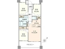 【東京都/足立区中川】レクセル亀有リバーサイド 間取り図