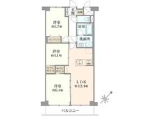 【東京都/足立区大谷田】中川ビューハイツ 間取り図