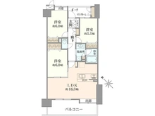 【東京都/足立区西保木間】カインドステージ竹ノ塚 間取り図