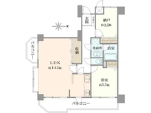 【東京都/足立区東保木間】ライオンズマンション竹の塚東 間取り図
