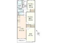 【東京都/狛江市岩戸南】ライオンズマンション喜多見 間取り図