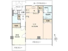 【東京都/足立区六月】セザール竹ノ塚 間取り図