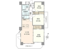 【東京都/足立区大谷田】コスモ亀有パークサイド 間取り図