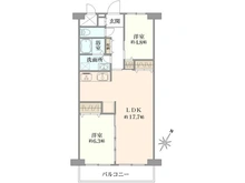 【東京都/足立区大谷田】中川ビューハイツ 間取り図
