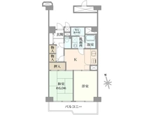 【東京都/足立区青井】五反野第2スカイハイツ 間取り図
