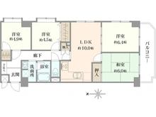 【東京都/足立区鹿浜】エンゼルハイム鹿浜第8 間取り図